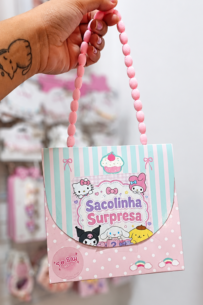 Sacolinha Surpresa Sanrio. kawaii - acessorio feminino fofo - To Say Hello