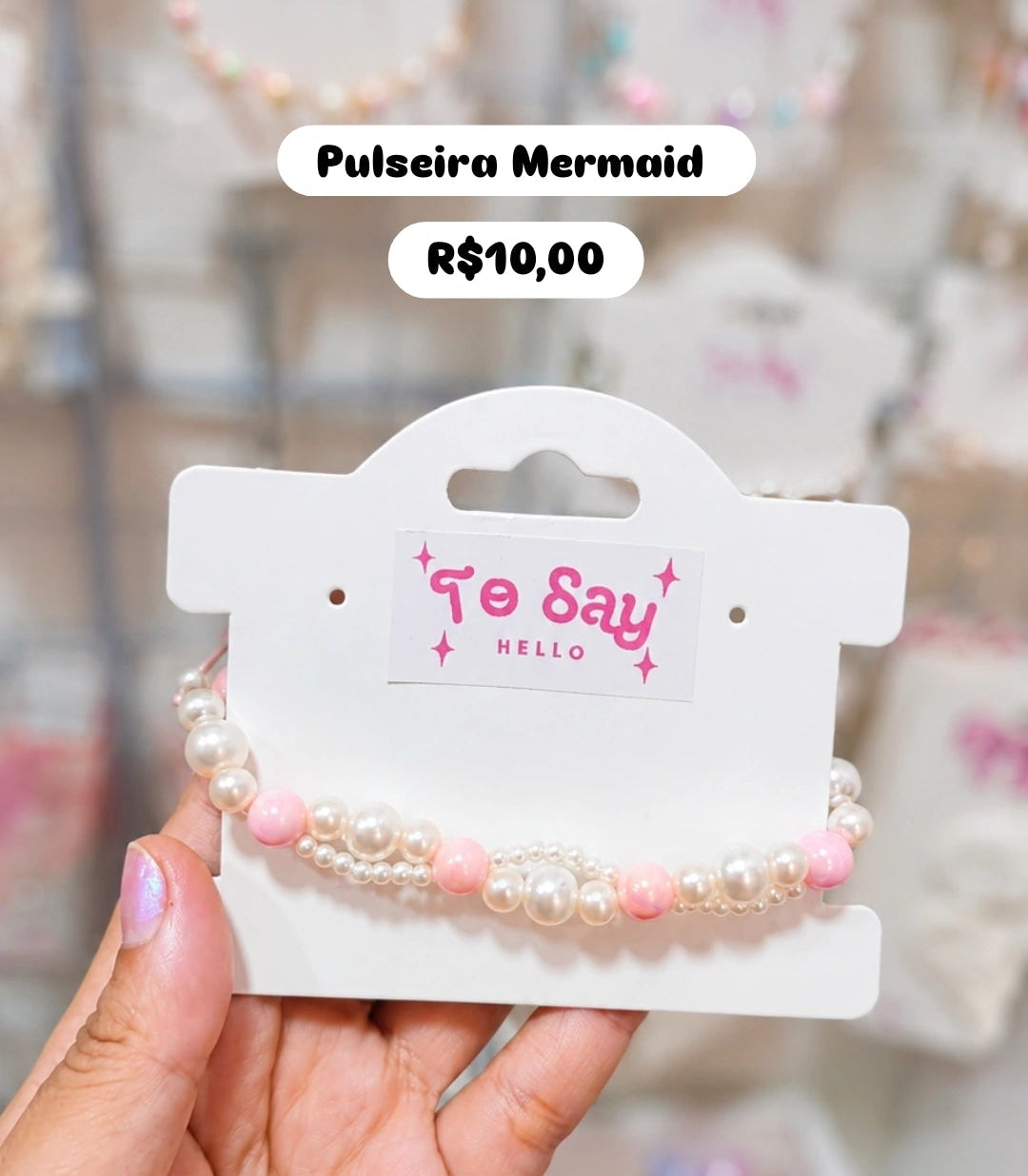 Pulseira Mermaid. kawaii - foto 3 - To Say Hello