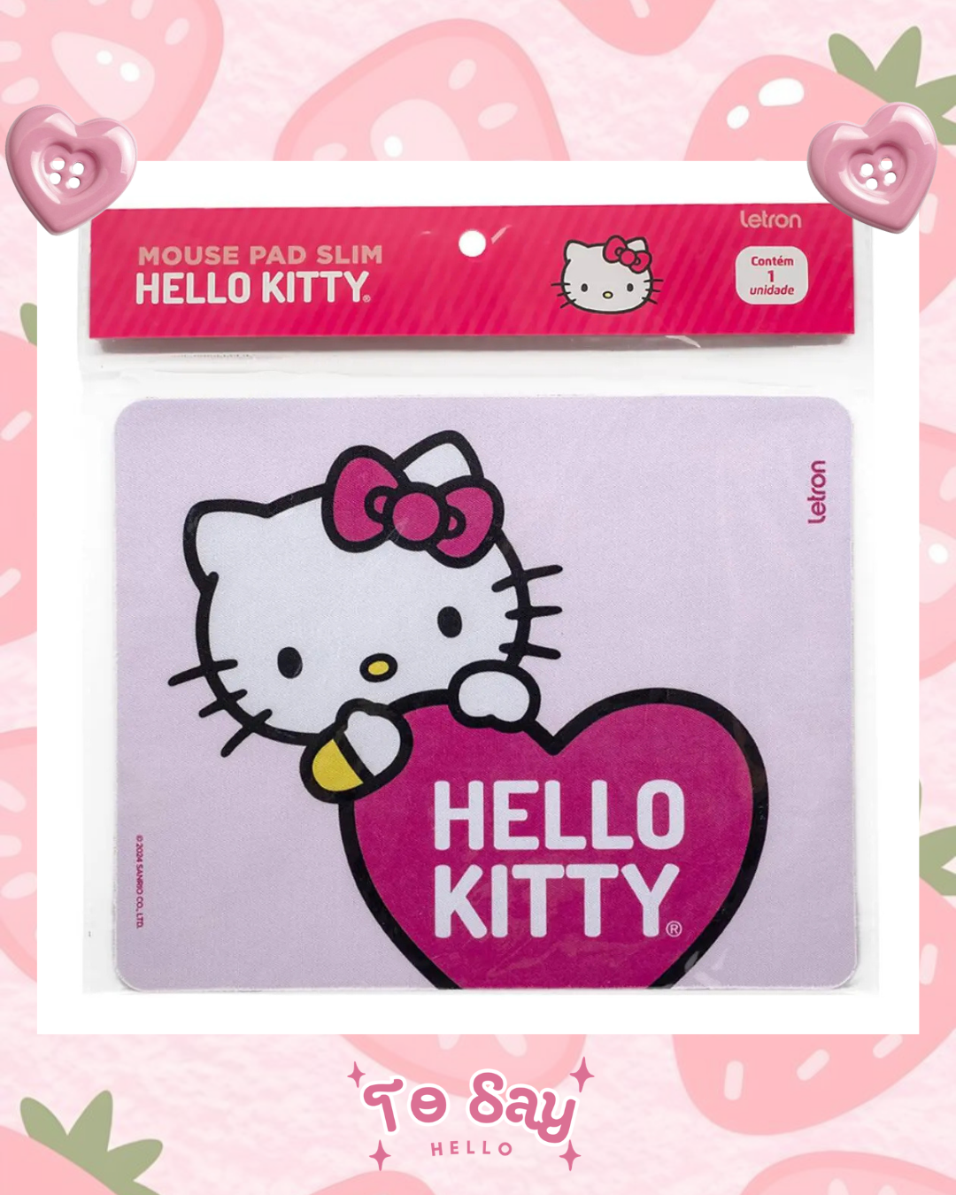 Mouse Pad Hello Kitty.