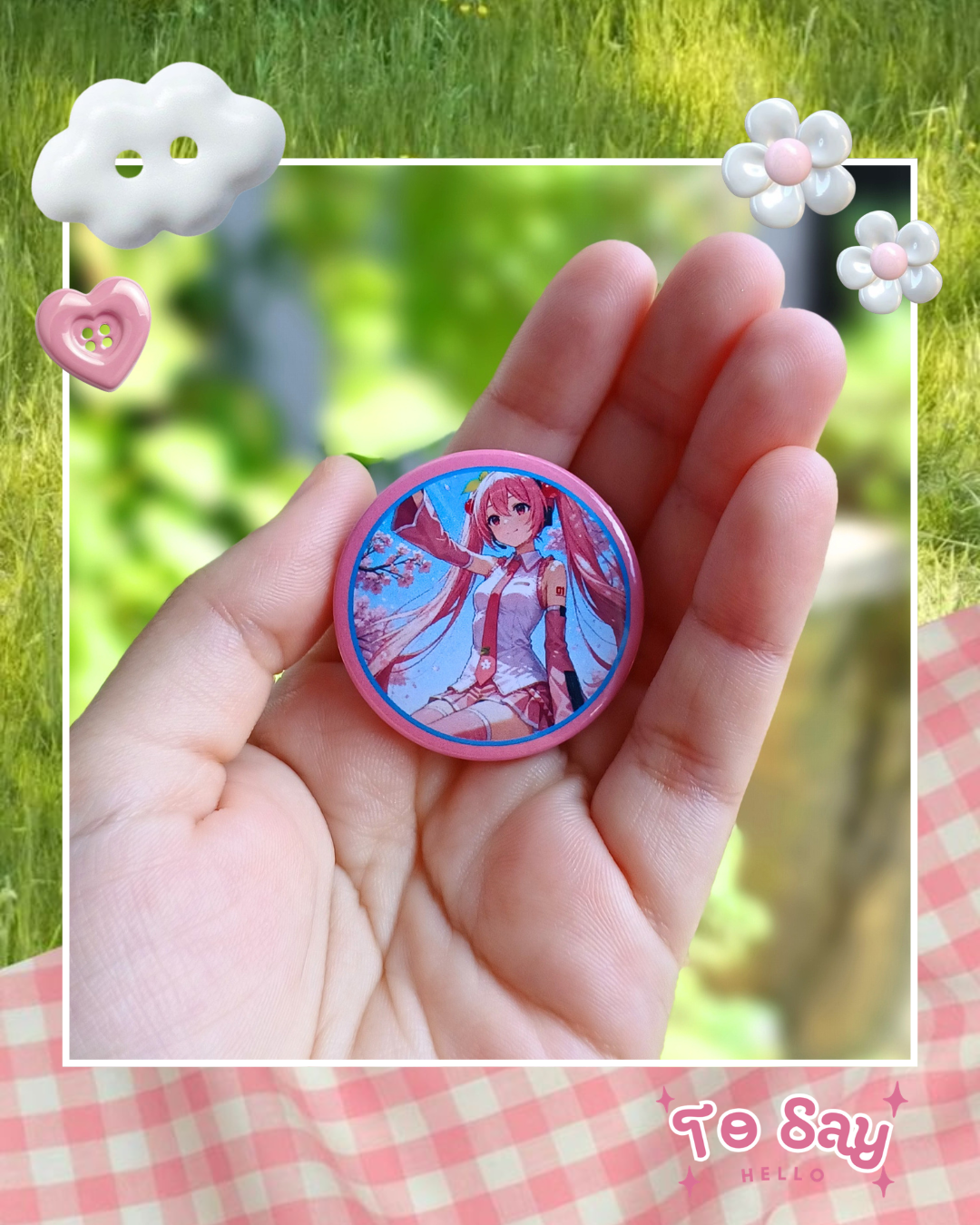 Bottons Hatsune Miku