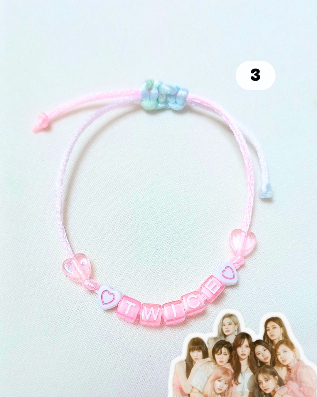 Pulseiras kpop idol/grupo.
