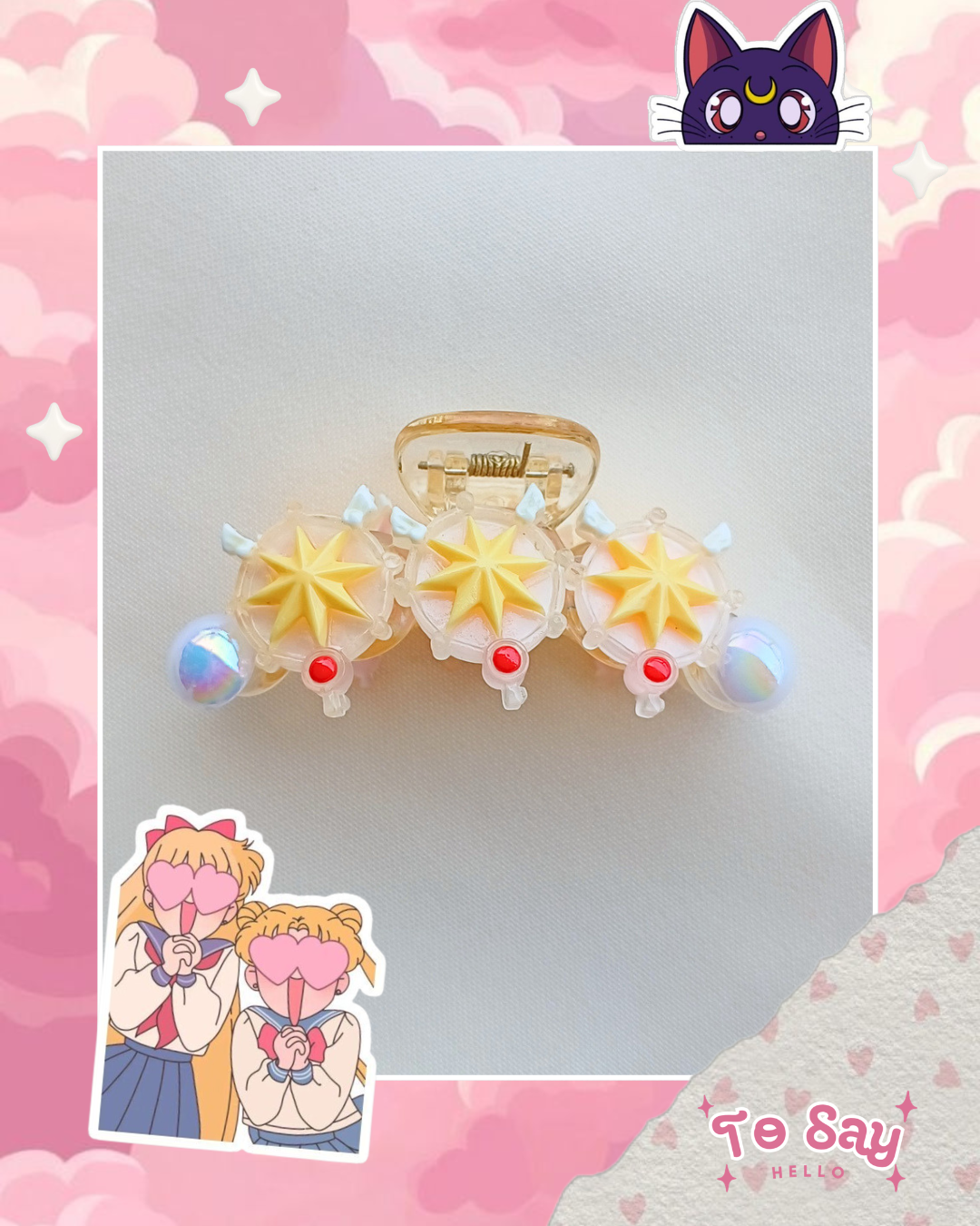 Prendedor Sailor Moon.