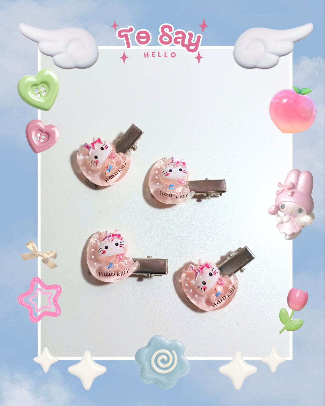 Presilha Turma Hello Kitty