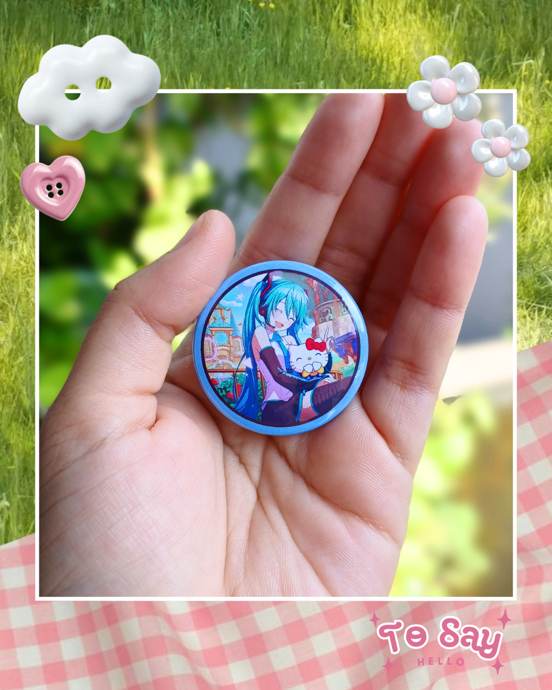 Bottons Hatsune Miku