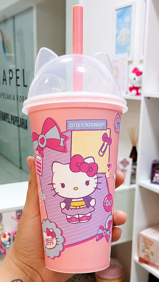 Copo Shake Hello Kitty. (500ml) kawaii - foto 1 - To Say Hello