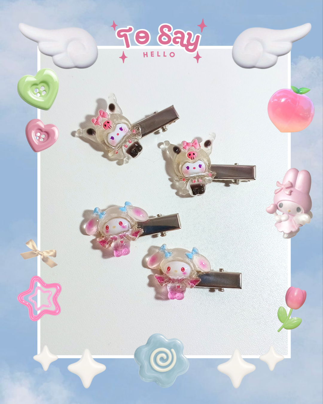 Presilha Turma Hello Kitty