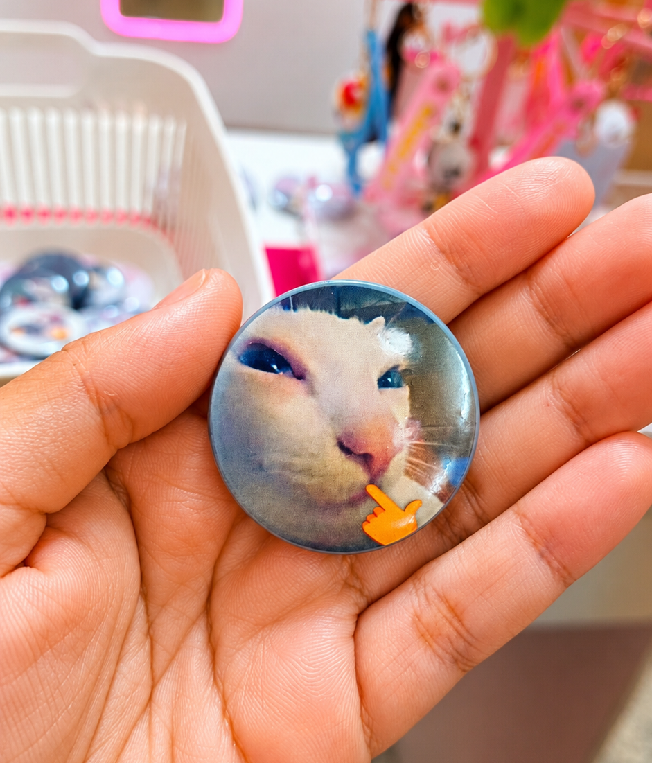 Bottons Gatinho Meme