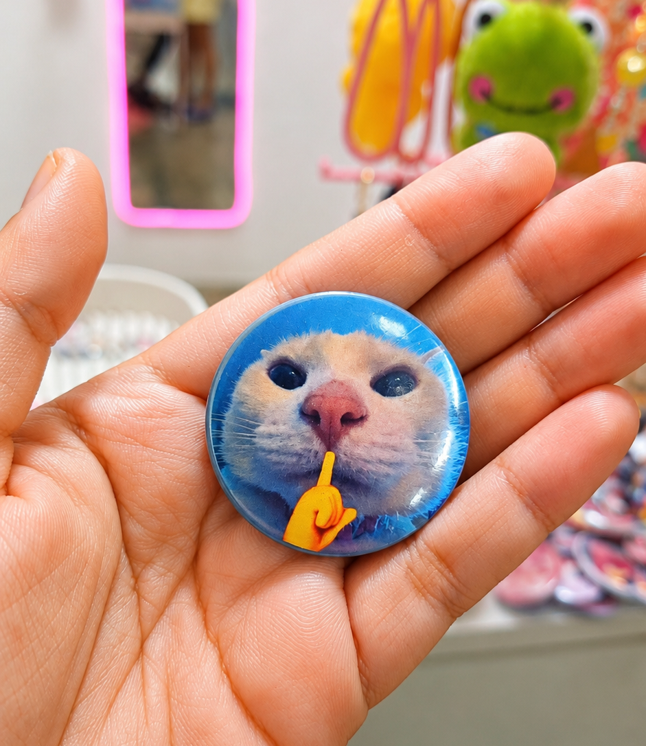 Bottons Gatinho Meme
