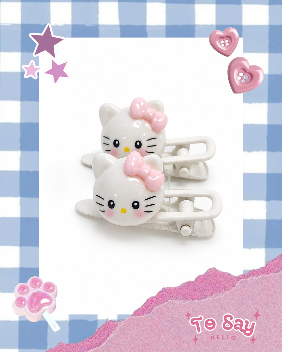 Presilha (Turma Hello Kitty) kawaii - foto 6 - To Say Hello