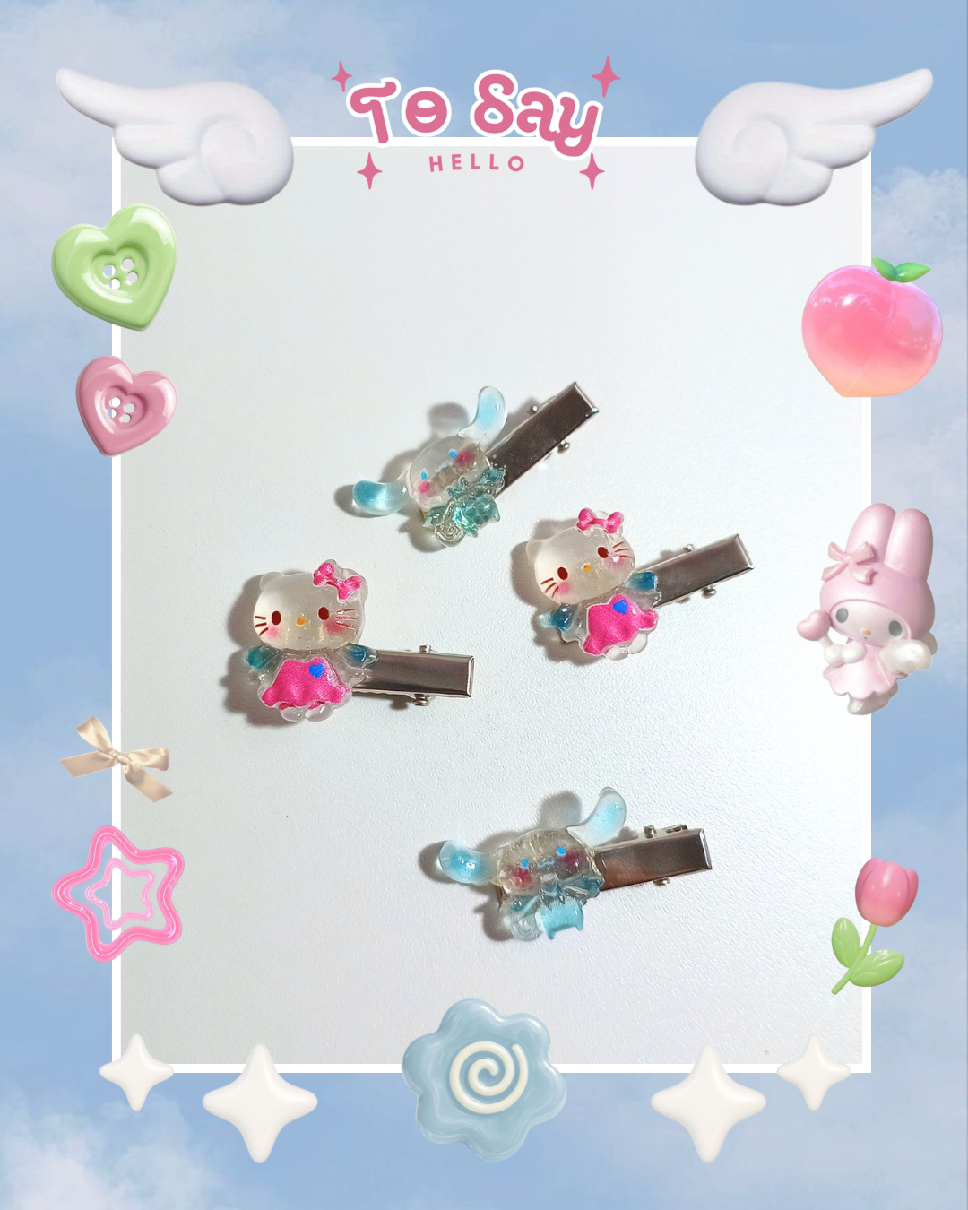 Presilha Turma Hello Kitty
