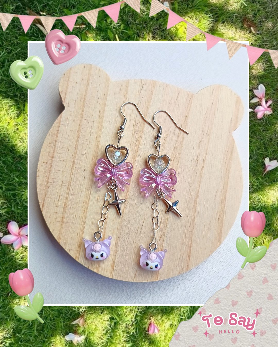 Brincos Sanrio (Turma Hello Kitty)