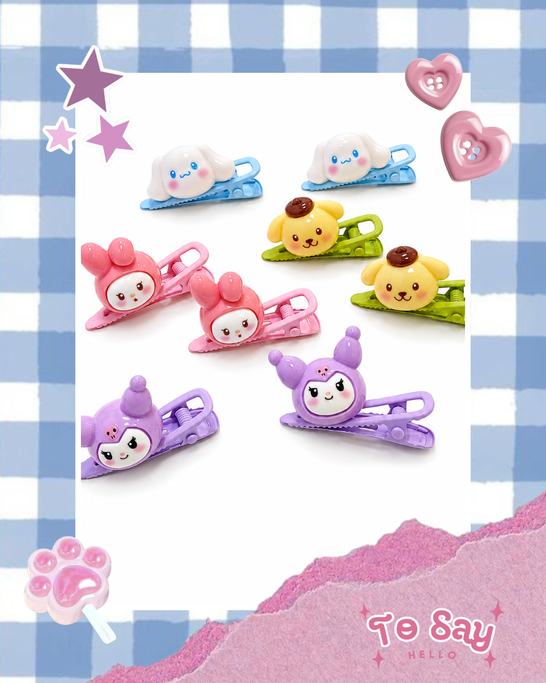 Presilha (Turma Hello Kitty) kawaii - foto 5 - To Say Hello