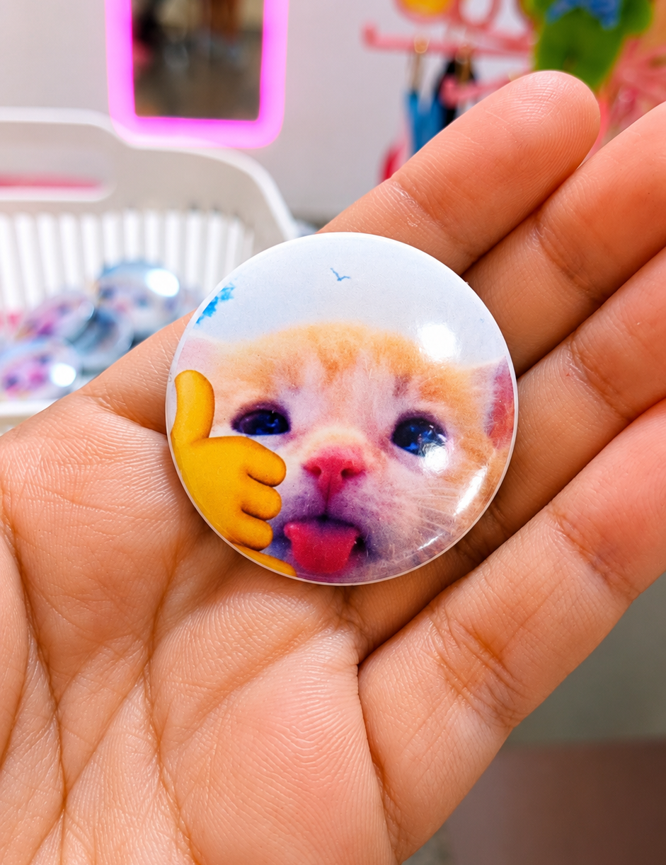 Bottons Gatinho Meme