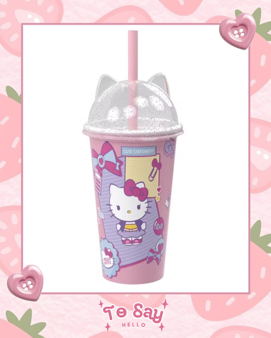 Copo Shake Hello Kitty. (500 ml)