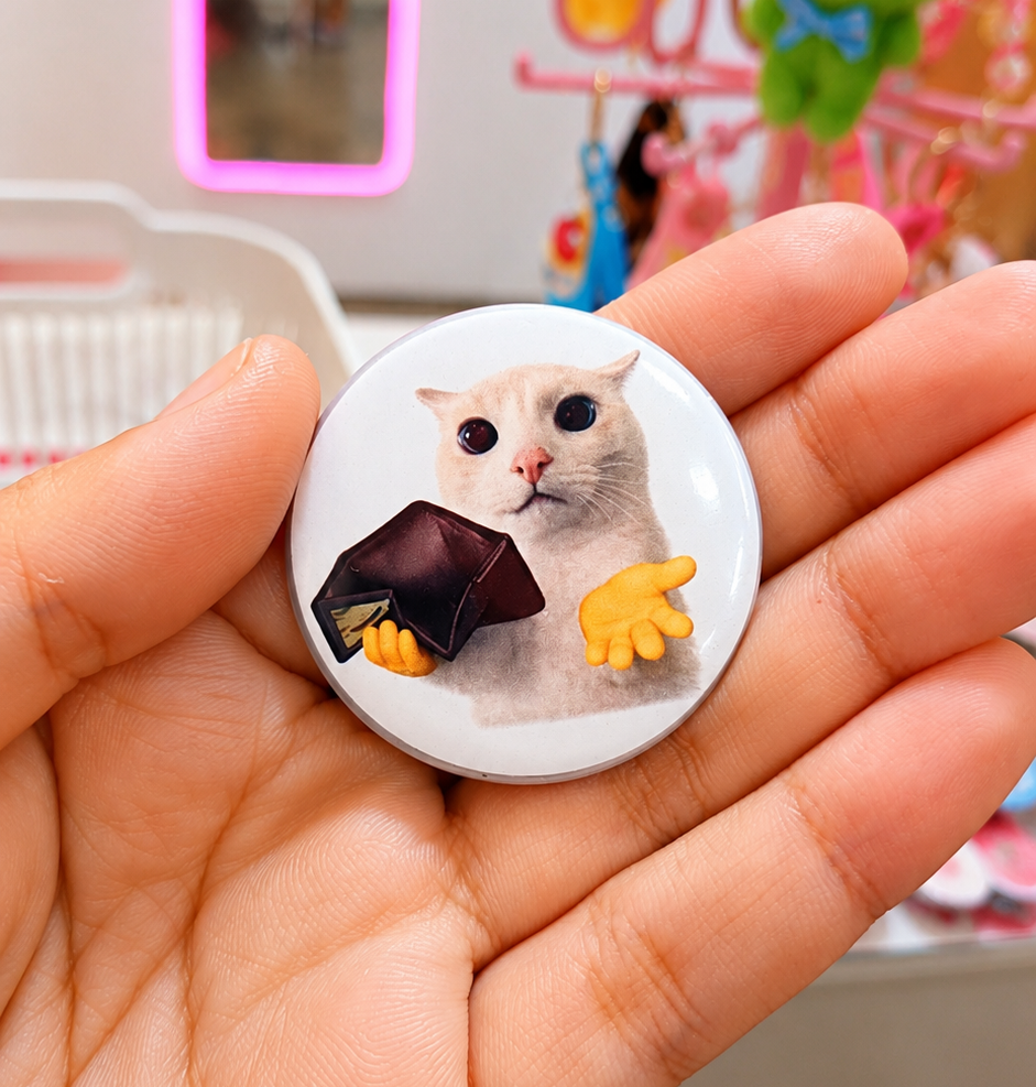 Bottons Gatinho Meme