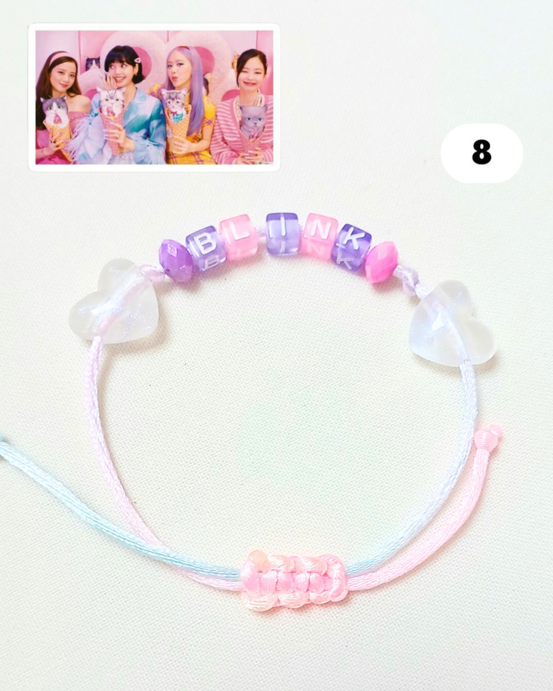 Pulseiras kpop idol/grupo.