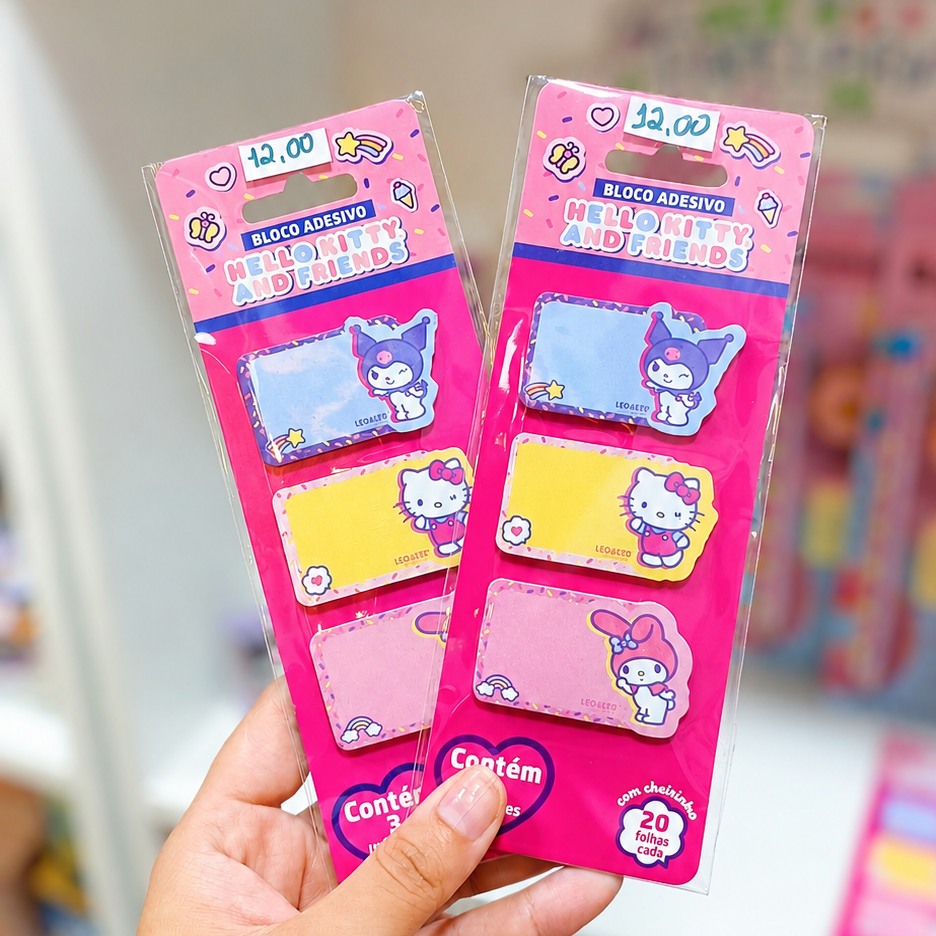 Bloco de notas Hello Kitty