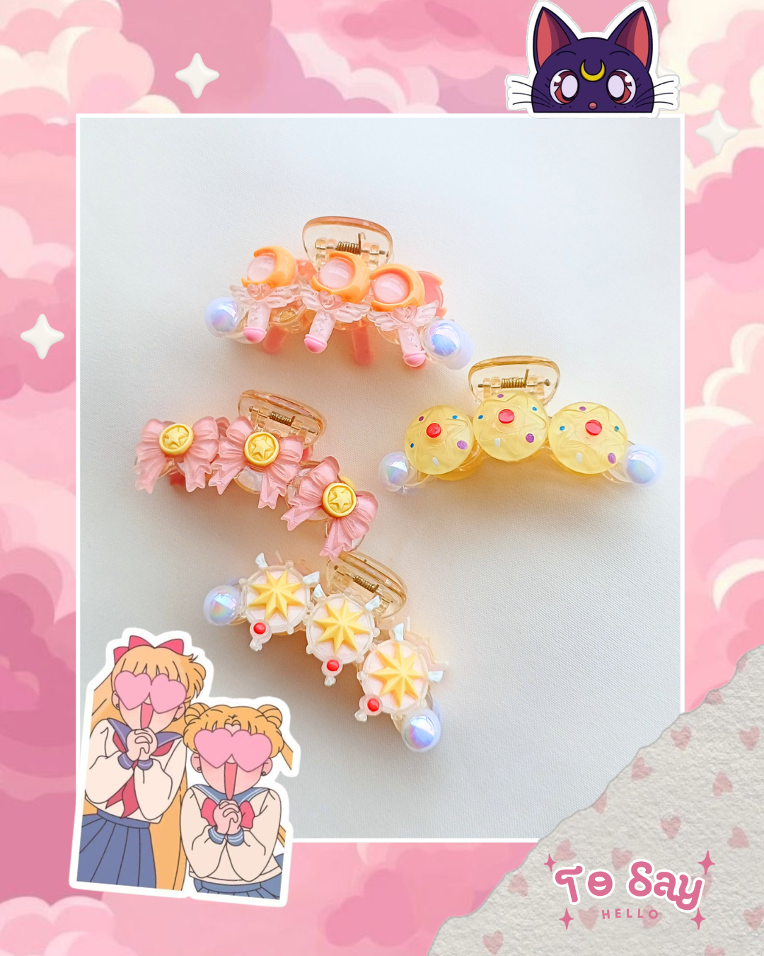 Prendedor Sailor Moon.